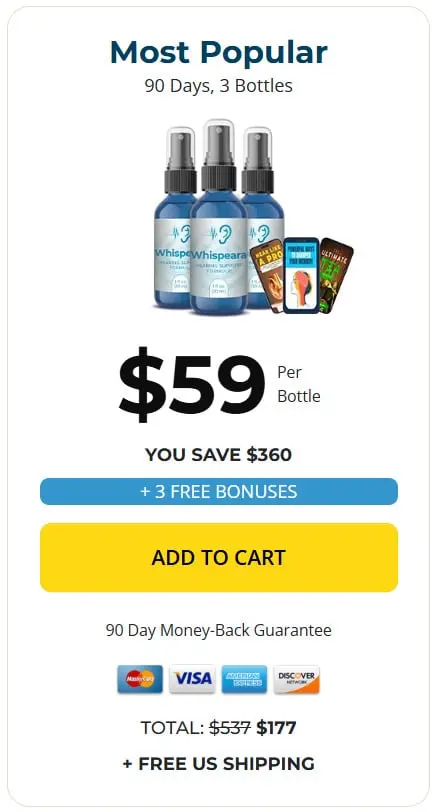 Order Whispeara 3 bottles